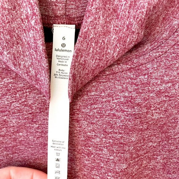 Lululemon Ready To Rulu Turtleneck in Heathered Grape, Size 6 - Picture 3 of 4